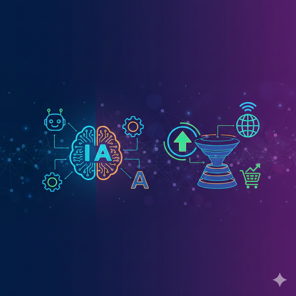 IA Marketing Digital Background